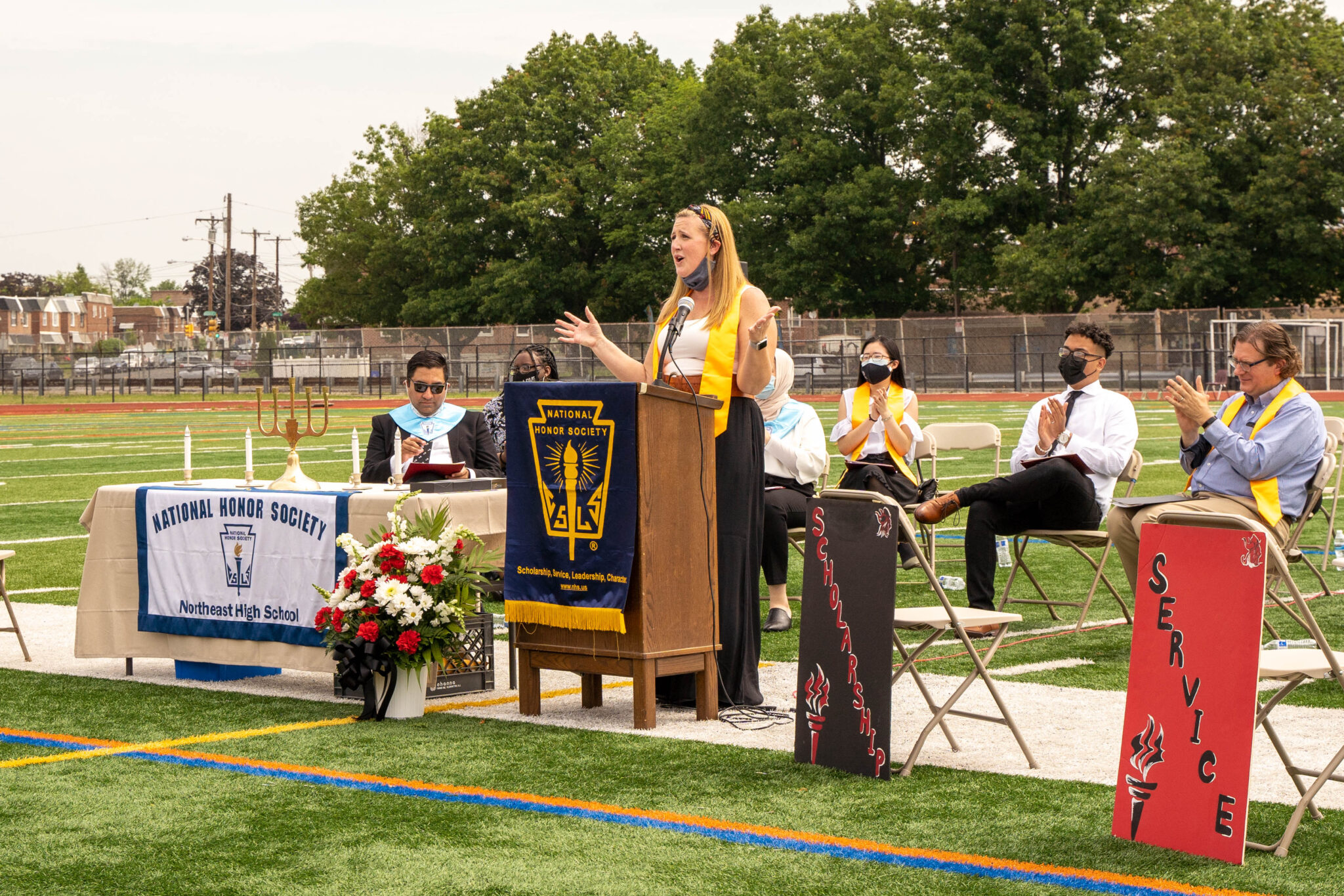 2021 National Honor Society Induction Ceremony Northeast High School